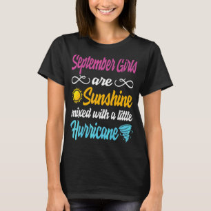 9月の女の子は少しHと太陽の混合 Tシャツ