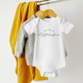 9月の妊娠の発表であなたを参照 ベビーボディスーツ