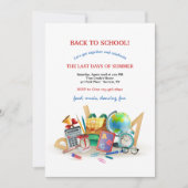 9月の新学期招待状 招待状 (正面)