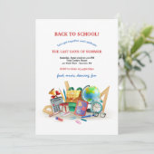 9月の新学期招待状 招待状 (スタンド正面)