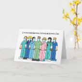 9月の新生児ナースの日 カード (黄色い花)