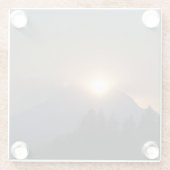 9月の日の出 ガラスコースター (裏面)