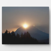 9月の日の出 フォトプラーク (正面)