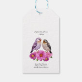 9月の栄光の花 – マスター ギフトタグ (裏面)