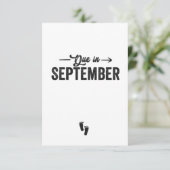 9月の発表で妊娠ギフトが期限 サンキューカード (スタンド正面)