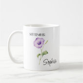 9月の花 カスタマイズギフト コーヒーマグカップ (左)