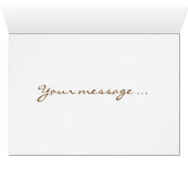 9月の行先のビーチ結婚式カード (内部横(下))