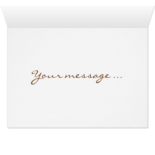 9月の行先のビーチ結婚式カード (内部横(下))