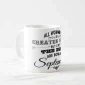 9月の誕生日のマグ コーヒーマグカップ (正面左)