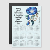 9月の誕生花と誕生石のカレンダー (正面/裏面)