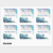 9月の隠しジュエリーキャンドル製品ラベル スクエアシール (シート)