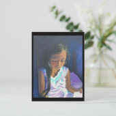 9月はがき2：女の子読のブレナン・センター ポストカード (スタンド正面)