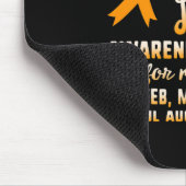 9月は国民白血病認識度月戦争 マウスパッド (コーナー)