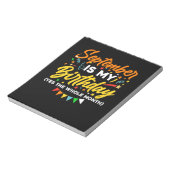 9月は私の誕生日で月中9月です ノートパッド (回転)