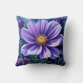 9月アスター誕生フラワー装飾用クッション クッション (裏面)