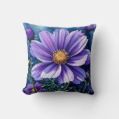 9月アスター誕生フラワー装飾用クッション クッション (正面)