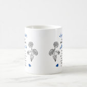 9月アスター | モーニンググローリー誕生日記念 コーヒーマグカップ (中央)