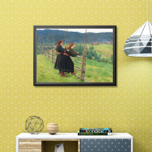 9月エリクヴァレンスキオルドファインアートノルウェー ポスター