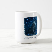 9月サファイヤ – シアルウルフ コーヒーマグカップ (正面右)