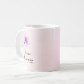 9月パーソナライズされたフラワーマグ コーヒーマグカップ (正面左)