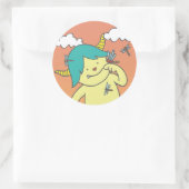 9月モンスターシール。 ラウンドシール (バッグ)