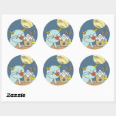 9月モンスターシール ラウンドシール (シート)