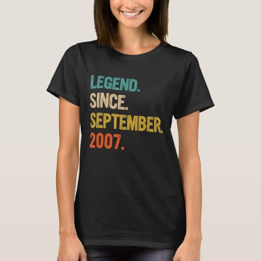 9月以来15歳15誕生日伝説 Tシャツ (正面)