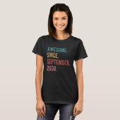 9月以来16歳素晴らし16誕生日 Tシャツ (正面フル)
