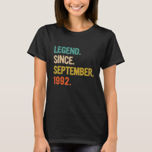 9月以来30歳30歳の誕生日の伝説 Tシャツ