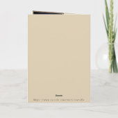 9月生まれの花のカード カード (裏面)