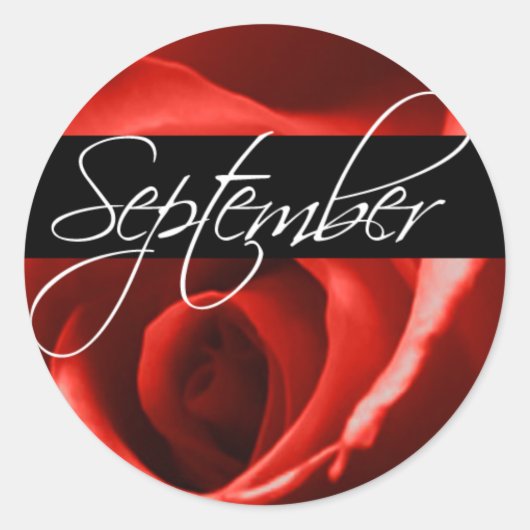 9月結婚・イベント封筒用シール ラウンドシール (正面)