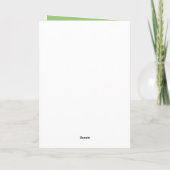 9月誕生フラワーパープルストーカー カード (裏面)