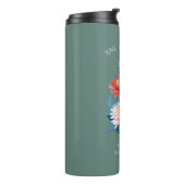 9月誕生フラワー名前をカスタムする タンブラー (回転左)