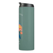 9月誕生フラワー名前をカスタムする タンブラー (回転右)