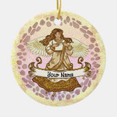 9月誕生日エンジェルオーナメント セラミックオーナメント (正面)