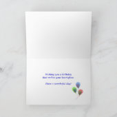 9月誕生日サファイヤハート カード (内部)