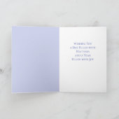 9月誕生日誕生月花アスター カード (内部)