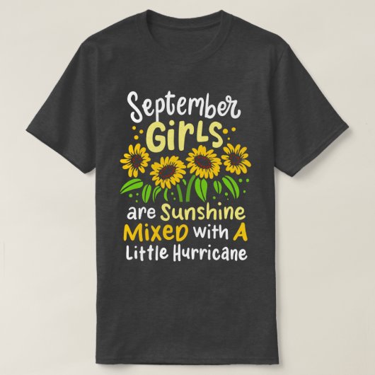 9月誕生日1 Tシャツ (デザイン正面)