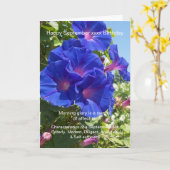 9月誕生日 カード (黄色い花)