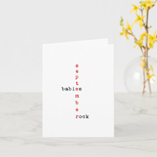 9月誕生日 カード (黄色い花)