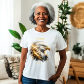 9月誕生月スピリット動物イーグルギフト Tシャツ