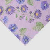 9月誕生月フラワーアスター朝顔 薄葉紙 (詳細)