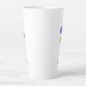 9月誕生月フラワーモーニンググローリー カフェラテマグ (正面)