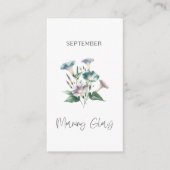 9月誕生月花 エンクロージャーカード (正面)