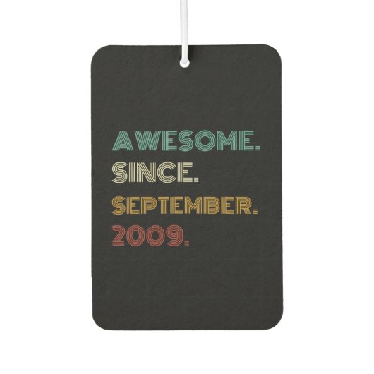 9月贈り物 カーエアーフレッシュナー (正面)