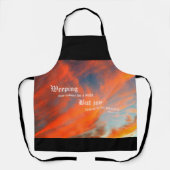 9月雨天予報30:5 エプロン (正面)