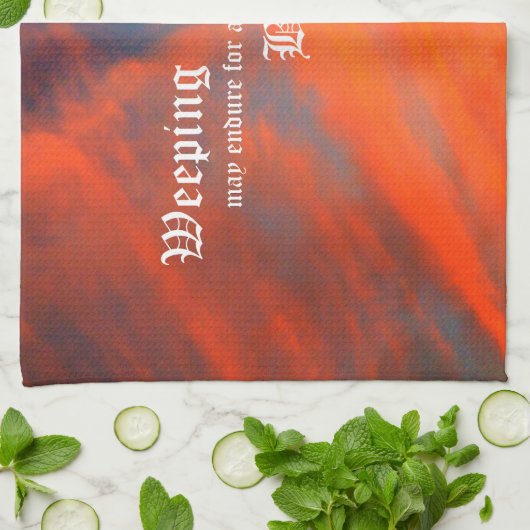 9月雨天予報30:5 キッチンタオル (折り畳み)