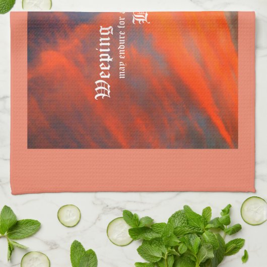 9月雨天予報30:5 キッチンタオル (折り畳み)