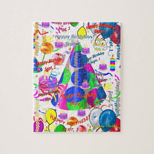 9月1日誕生日ジグソーパズル ジグソーパズル (縦)