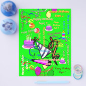 9月1日　子供の誕生日 チラシ (シングル)